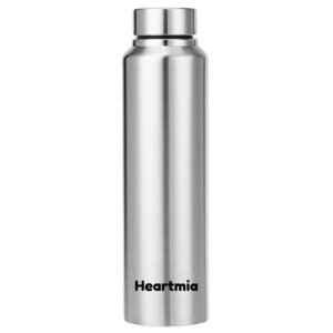 Heartmia Stainless Steel Water Bottle, 1 Litre, 1 Piece